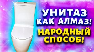 Способ «2 стакана» чистит без обмана! Как очистить унитаз от известкового налёта и мочевого камня