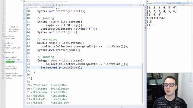 Aprenda a fazer COLLECT em STREAMS, a EVOLUÇÃO DO REDUCE! смотреть онлайн