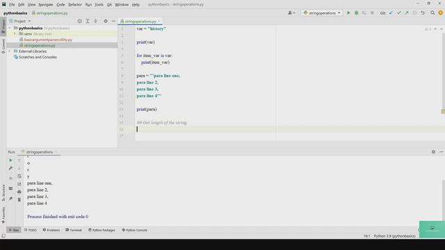 PYTHON | PYTHON BASICS | STRING | STRING OPERATIONS смотреть онлайн