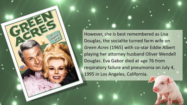 STAR SPOTLIGHT Eva Gabor (February 11, 1919 - July 4, 1995) смотреть онлайн