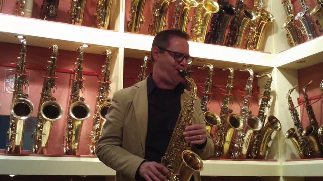 Yanagisawa WO20 alto saxophone смотреть онлайн