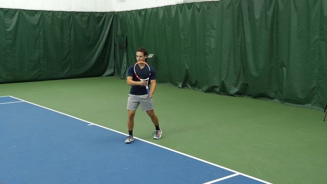 How To Hit Deep, Heavy Topspin Shots - Tennis Lesson смотреть онлайн