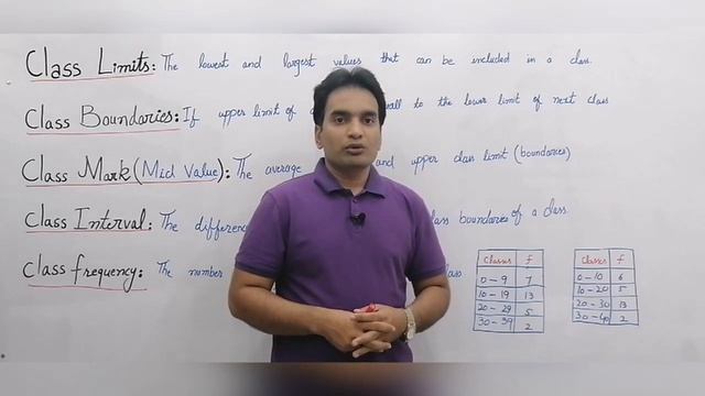 8: Class Limits | Class Boundaries | Class Mark | Class Interval, Class Frequency In Urdu Eng Hindi смотреть онлайн