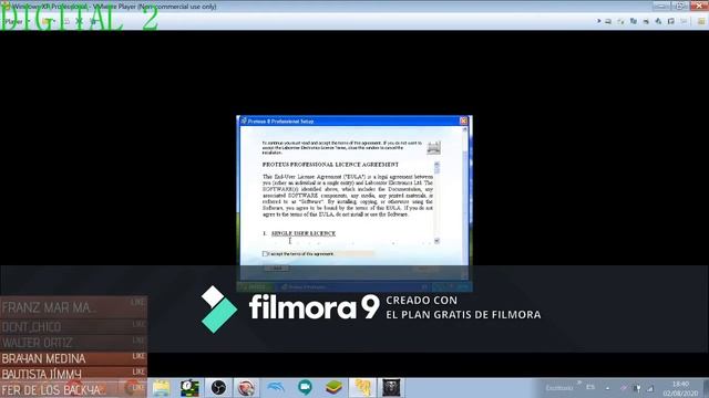 4 instalación de proteus en la maquina virtual смотреть онлайн