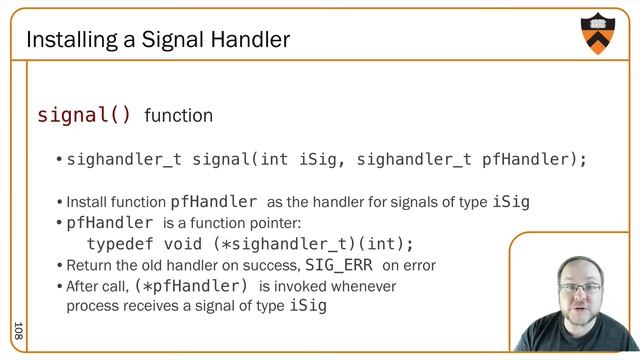 COS 217 Fall 2020 Lecture 14C - Signals смотреть онлайн