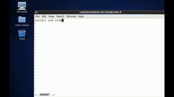 Disable usb storage in linux