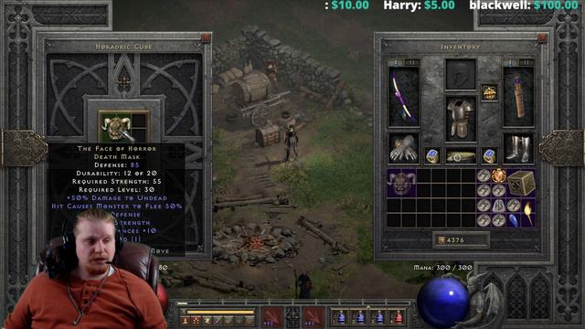 D2R Unique Items - The Face Of Horror (Mask) смотреть онлайн