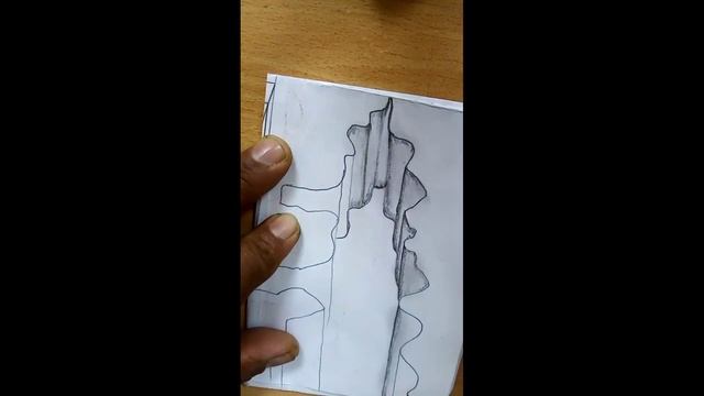 How to draw crack land.Tricks art.#3d_drawing. смотреть онлайн