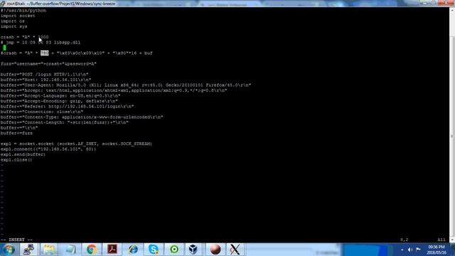 buffer overflow on windows 7 - syncbreeze Web server смотреть онлайн