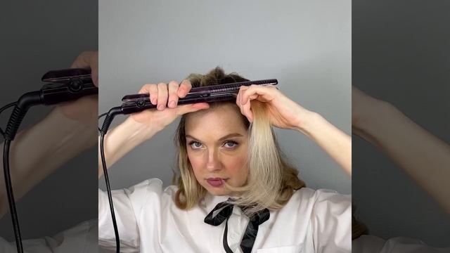 ОЧЕНЬ ПРОСТАЯ И КРАСИВАЯ УКЛАДКА ВОЛОС В ДОМАШНИХ УСЛОВИЯХ ✅ ПРИКОРНЕВОЙ ОБЪЁМ. Back To School Curl