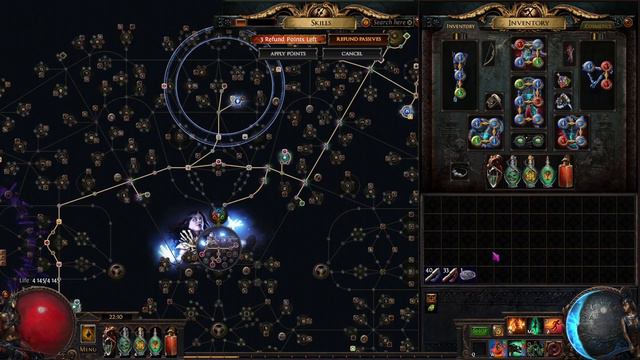 POE 3.22 Poison Carrion Golem's & Zombies Necromancer build overview смотреть онлайн