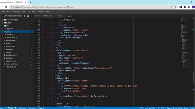 ASSIGNMENT 2 | PASSWORD MANAGER | REACT JS |CCBP 4.O | CCBP смотреть онлайн