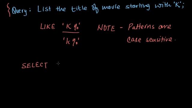 LIKE in SQL to search string | DBMS смотреть онлайн