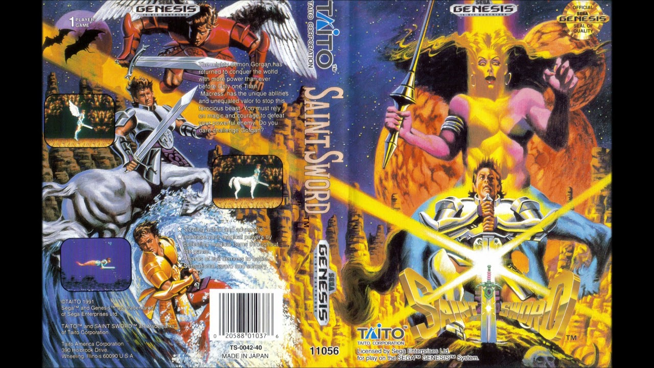 Sega Mega Drive 2 (Smd) 16-bit Saint Sword Полное Прохождение
