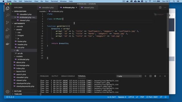 PHP website project - Part 9 - Create database and add PDO code смотреть онлайн