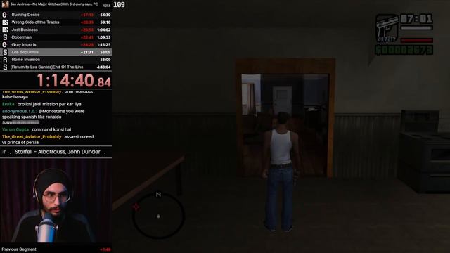 Somebody Stop This Man - GTA San Andreas Practice Runs LIVE Gameplay