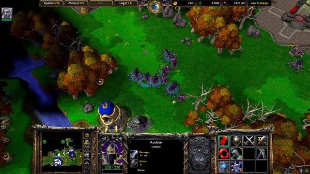 WarCraft 3 Reforged | Undead Campaign Chapter 4 - Key of the Three Moons смотреть онлайн
