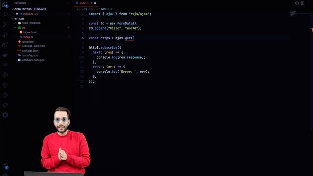 16. RXJS - The ajax operator - Ajax/HTTP requests made easy | (Hindi) смотреть онлайн