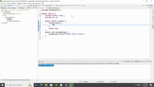 Singleton Design Pattern in Java in Hindi смотреть онлайн
