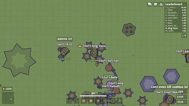 Moomoo.io and Sploop.io live doing 1v1 | King Hans смотреть онлайн