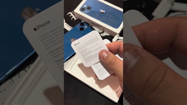 Unboxing Rápido do iPhone 13 mini 512gb Blue/Azul Modelo A2628 MLKF3BZ/A | Apple смотреть онлайн