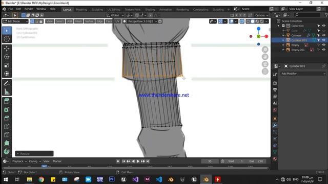 [Blender] Zoro Modelling Tutorial Part1