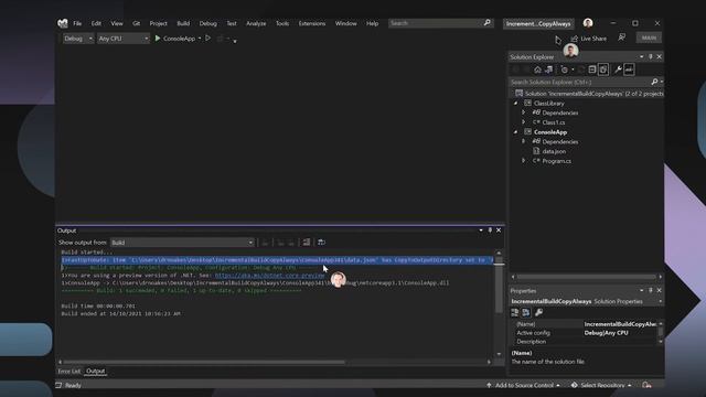 Optimizing msbuild (C#/.NET/C++) build performance with Visual Studio 2022 смотреть онлайн