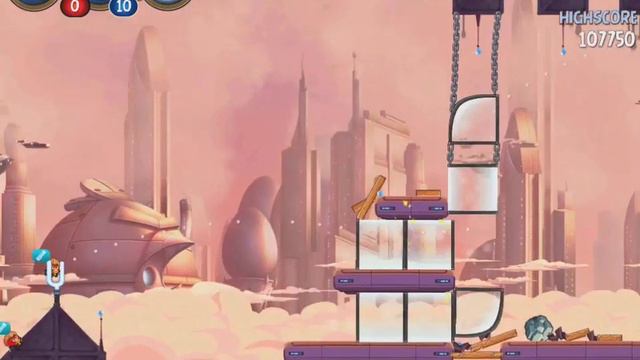 Angry Birds Star Wars 2 Level B4-10 Rise of the Clones 3 Star Walkthrough смотреть онлайн
