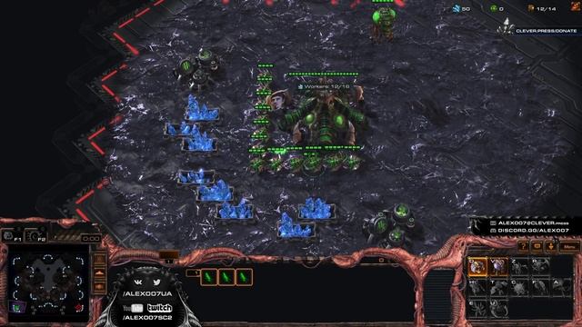 ЖЕСТКИЕ ГРАНДМАСТЕРА против старой школы StarCraft II: Новые игры Alex007 от первого лица за рандом