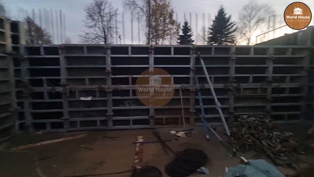 Монолитные Стены - Армирование, Опалубка, Подготовка к Бетонированию! | ЦОКОЛЬНЫЙ ЭТАЖ под ключ смотреть онлайн