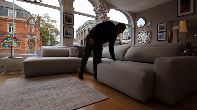 Melanie Sofa With Sliding Seats