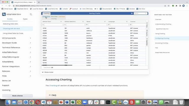 Saving AG Grid Charts into AdapTable State смотреть онлайн