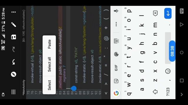 How to bypass root verification in any app.smali code edit. Reverse engineering. смотреть онлайн
