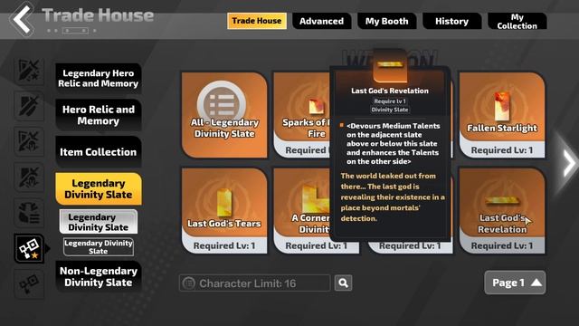 Torchlight Infinite Divinity Slate Guide