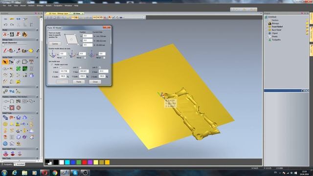 Import 3D models in ArtCam смотреть онлайн