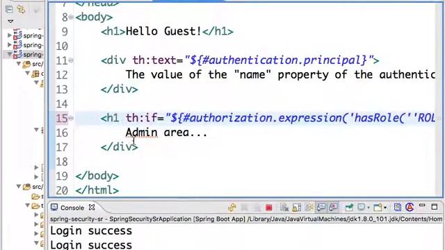 SR21. Thymeleaf Spring Extras Security 4 смотреть онлайн