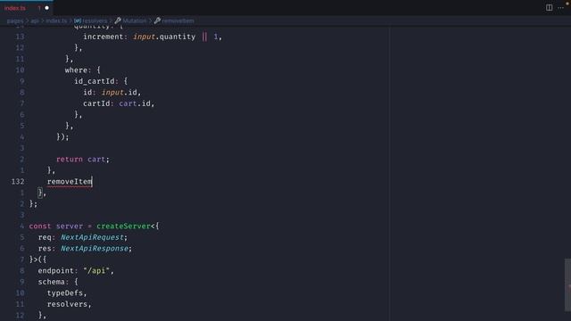9. Create schema and resolver for removing cart items смотреть онлайн