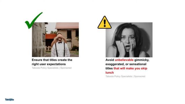 Taboola Trainings: How to Avoid Using Inappropriate Titles? смотреть онлайн