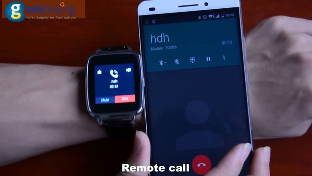 OUKITEL A28 1.54' Bluetooth Smart Watch смотреть онлайн