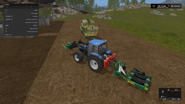 Farming Simulator 2017 Mods Bale Wrapping New Mods смотреть онлайн