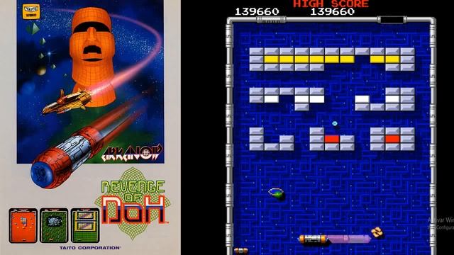 Gameplay "Arkanoid-Revenge Of Doh" Con Cheat (Truco) смотреть онлайн