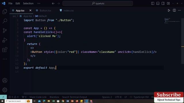 React JS Tutorial - Basic to Advance ? Reusable button component using React JS and Typescript смотреть онлайн