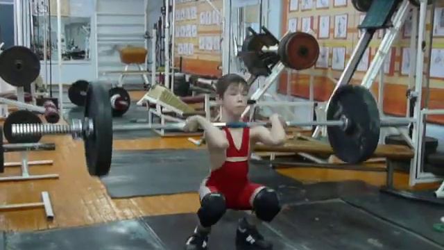 Стенин Сергей -11 лет, в/к до 34 кг. Толчок - 40 кг смотреть онлайн