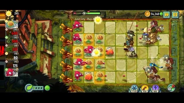plants vs zombie 2 stage 5 part 17 lost city смотреть онлайн