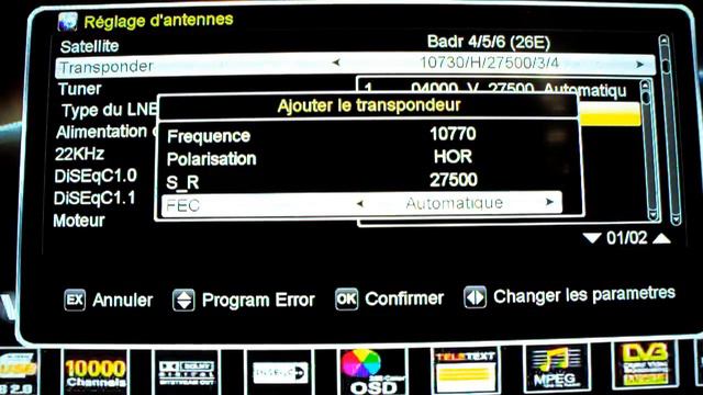 Comment ajouter des fréquences sur Géant 2500HD,GN-2500 NEW смотреть онлайн