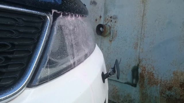 Установка штатного омывателя фар KIA Sorento XM FL смотреть онлайн