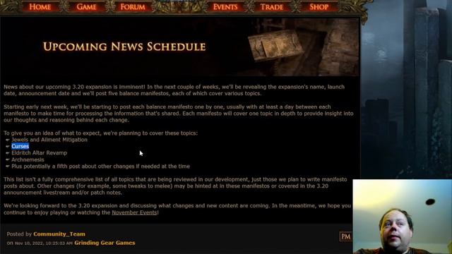 POE 3.20 Balance Manifesto Info Coming Soon - Archnemesis, Curses, Ailments, More - Path Of Exile смотреть онлайн