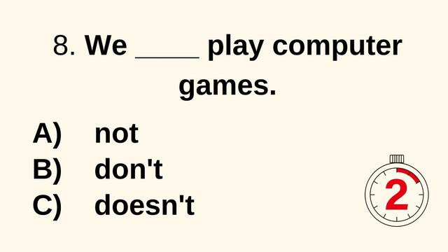 Simple Present Simple Quiz | Present Simple exercise | Present Simple Elementary смотреть онлайн