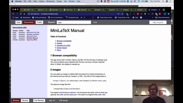 MiniLaTeX: Compile LaTeX to HTML in the Browser смотреть онлайн