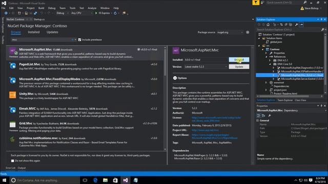 6. (ASP.NET Core 1.0 & MVC) Adding MVC To Our Project смотреть онлайн
